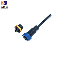 Connecteur circulaire en plastique étanche IP67 M16 2-5 broches Prise mâle/femelle électrique
