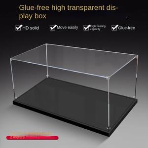 Boîte de présentation de bijoux rectangulaire en acrylique Santa's Post Office avec design anti-poussière pour le rangement moderne à domicile - Product Image 4