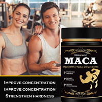 Neewwon Comprimés d'extrait de racine de maca pour hommes-Boost Energy Stamina Vitality 60 Count 2 Comprimés Daily Support Workouts Daily