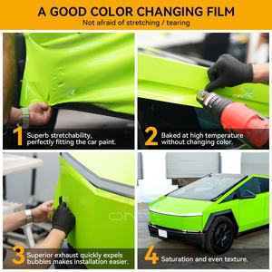 TPU 7.5mil couleur PPF auto-cicatrisant UV preuve anti-rayures Anti-jaunissement Satin vert foncé voiture Wrap peinture <span class=keywords><strong>Film</strong></span> de Protection - Product Image 5