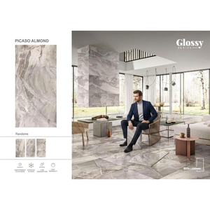 Pietra Beige Stone Look Porcelain Floor Wall Tiles Vistaar 600x1200mm Matte Interior Collection - Product Image 3