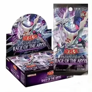 24 boîtes de cartes <span class=keywords><strong>YuGiOh</strong></span> 1305 1304 1208 TCG anglaises holographiques or et blanc, cartes de jeu de duel en gros pour les magasins d'anime - Product Image 5