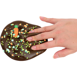 Hot Sale Farm Vegetable Theme Crystal Putty Non-Toxic DIY Brown Mud Poop Slime Making <b>Kit</b> for Kids - Product Image 3
