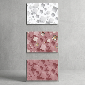 Proveedor de Azulejos de Pared 3D de Cerámica Pulida de la India para Baños y Pasillos Exteriores Acabado brillante resistente al agua y al desgaste. Tamaños 300x450 - Product Image 1