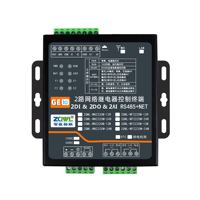 Contrôleur de relais sur rail DIN WiFi/Ethernet 2 canaux avec 2DI 2AI RS485 pour l'industrie IoT, Modbus TCP/IP MQTT