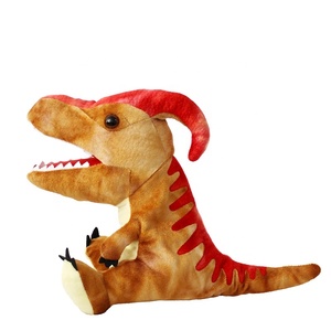 Muñeco de peluche de dinosaurio con boca abierta, juguete de mano de 10,5 pulgadas - Product Image 6