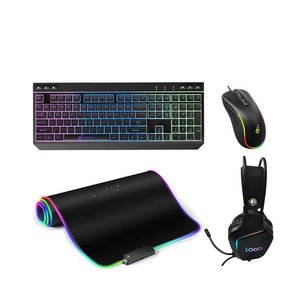 <span class=keywords><strong>Venta</strong></span> de fábrica Auriculares para juegos Auriculares con micrófono Luz LED sobre la oreja Auriculares con cable para combinaciones de juegos de PC - Product Image 6