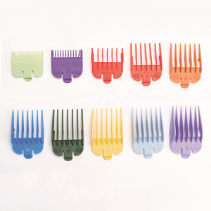 Ensemble de tondeuses à cheveux électriques, 10 pièces, avec peignes, pour usage domestique, boîtier en plastique - Product Image 1