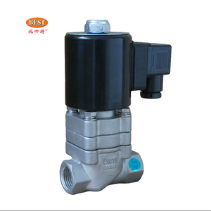 Pemasok katup Z271-B baja tahan karat <span class=keywords><strong>2</strong></span>/<span class=keywords><strong>2</strong></span> cara <span class=keywords><strong>Pilot</strong></span> dioperasikan Piston biasanya ditutup katup Solenoid tekanan tinggi - Product Image 1