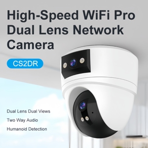 Telecamera di Rete PTZ HD 6MP con Wi-Fi e Cloud, IP66, Scheda SD, Visione Notturna e Audio Bidirezionale per Monitoraggio della Sicurezza Domestica - Product Image 2