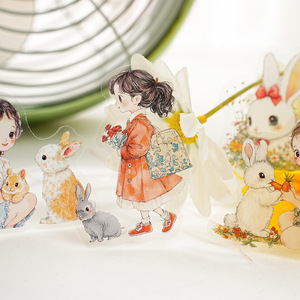 20 Stickers Per Pack Aya's Pals Series Cartoon Pet Theme Handbook Decoration Stickers - Product Image 4