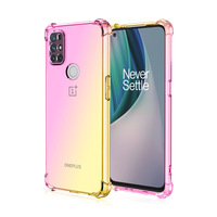 Coque de téléphone portable en Silicone dégradé de couleurs, étui en tpu souple résistant aux chocs pour OnePlus 9 9RT 5G 10 10 10pro OnePlus Nord N10 N20 CE2