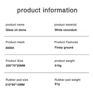 Afilador de grava <span class=keywords><strong>para</strong></span> el hogar, piedras de afilado con caras de vidrio, accesorios <span class=keywords><strong>para</strong></span> cuchillos, OEM/ODM - Product Image 2