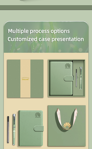 Biểu Tượng Tùy Chỉnh A5 <span class=keywords><strong>PU</strong></span> Da Máy Tính Xách Tay Với Pen Set 100 Trang Hàng Ngày Tạp Chí Nhật Ký Cho Sinh Viên Kinh Doanh Văn Phòng Chủ Đề May Trường - Product Image 6