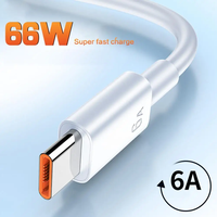 Cable USB Tipo-C de 66W para iPhone 6A, Cable de Datos para iPhone, Samsung/Xiaomi/Huawei