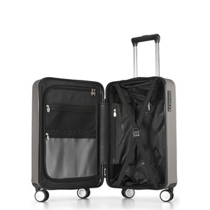 Diplomat Luggage <b>Suitcase</b> 20/24/28 Inch Lightweight ABS Titanium Gray Spinner Wheels Dry Wet Separation Travel <b>Suitcase</b> - Product Image 4