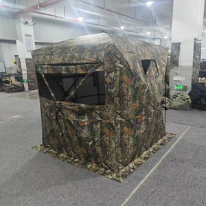 270 °   Tente de chasse transparente en tissu Oxford, abri de <span class=keywords><strong>camping</strong></span> imperméable, tente camouflage pop-up pour la chasse au dinde, au cerf et au loup - Product Image 4