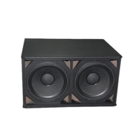 Haut-parleur professionnel audio double 18 pouces 2 voies pleine gamme pour scène / haut-parleur polyvalent