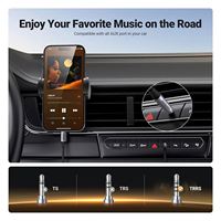 UGREEN CM450 Aux a USB Tipo C a 3,5mm Cable de Audio Jack 1M USB C a TRRS Auriculares Adaptador de cable estéreo para coche Mic HiFi Compatible