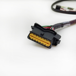 Tùy chỉnh OEM ODM Đen OBD2 <span class=keywords><strong>16</strong></span> <span class=keywords><strong>pin</strong></span> Splitter Y lắp ráp cáp dây nịt 12V cắm kết nối PVC chất lượng cao ô tô - Product Image 2