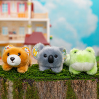 Boneka Kelinci Plushie Seri Pesta Berumbai Ukuran Genggaman Tangan, Bahan Polyester PP Cotton, Beraroma, Hadiah Boneka Tidur, Impor