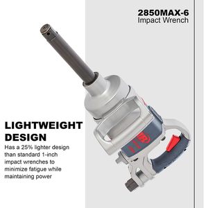Clé à chocs pneumatique Ingersoll Rand 2850MAX-6 de 1 pouce, 5500 tr/min, poignée pistolet - Product Image 4