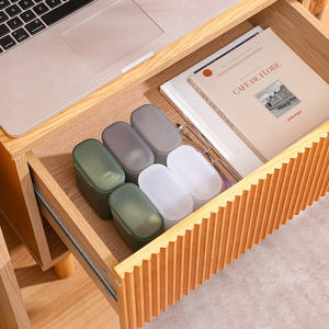 Portable Data Cable Storage Box With Lid For Earphone Charger Jewelry Organizer Durable Solid Color 1 Capacity - Product Image 4