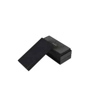 Caja de Regalo Rectangular Personalizada de Múltiples Capas con Adhesivo Metálico, Caja de Almacenamiento de Madera y Metal Negra para Joyería - Product Image 4