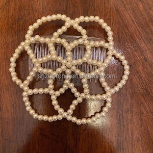 <span class=keywords><strong>Kippa</strong></span> personnalisée pour femmes, fabriquée à la main, avec des perles, fil de cristal, pour femmes, Bat Mitzvah, couvre-chef pour la synagogue, yarmulke en perles - Product Image 3