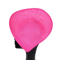 Kadın DIY Kentuchy Derby geniş ağız 30cm kilise Ascot düğün gelin Sinamay şapka baz düğün parti elbise Fascinator şapka