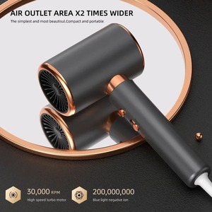 New 2000W Professional Hair Dryer Negative Ion Blow Dryer Home Hot Cold Wind Air <b>Brush</b> Hairdryer Strong <b>Power</b> Dryer Salon Tool - Product Image 2