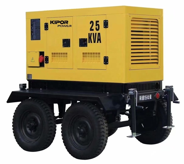 Small Size 10kva 15kva Diesel Generator Super Silent With Canopy 230v Rated Voltage Electric Power Kipor