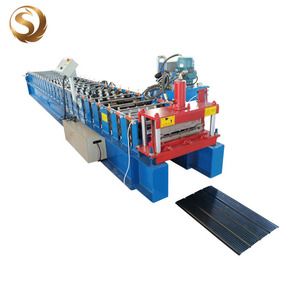 เครื่องดัดเหล็กแบบเย็นรุ่น 466 พร้อมมอเตอร์ PLC และเครื่องยนต์ 4W 4500 กก. รับประกัน 2 ปี อายุการใช้งานยาวนาน สำหรับงานหลังคาในสหรัฐอเมริกา - Product Image 1