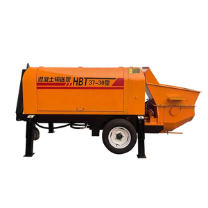 نسخة ديزل هيدروليكية مصغرة محمولة من الخرسانة ، آلة مضخة خرسانة لنقل الإسمنت - Product Image 1