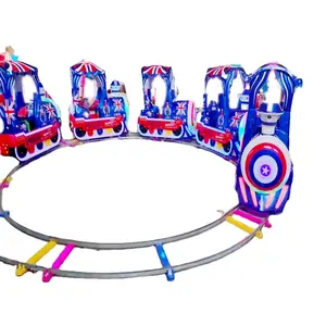 Pretpark Spoor Trein Te Koop Mini Track Trein Kinderen 500W Trein Speelgoed Voor Kinderen Speelgoedwinkel Nu Kids Games Indoor Speeltuin 5*5M