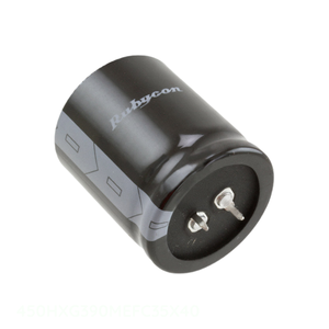 ตัวเก็บประจุแบบมีรูสำหรับ450HXG390MEFC35X40ผ่านรูโหว่390 uF 20% 450V แบบสแนป th 390 uF - Product Image 1