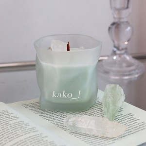 Bougie artisanale en cire de soja cristalline mate, en forme de tasse, parfum de niche original 'Cœur de Fille', ambiance féerique, cadeau d'<span class=keywords><strong>anniversaire</strong></span> pour amies - Product Image 4