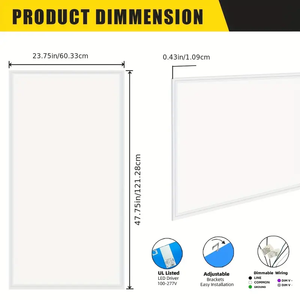 Placas de Techo Comerciales Aprobadas por Troffer, Usa Tree 1200x1200 100x100, para Casa 2x2 - Product Image 3