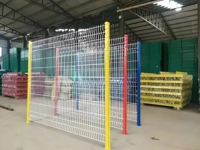 Clôture en treillis métallique 3D galvanisé à chaud de 8 pieds sur 6 pieds, avec revêtement en PVC, pour jardin, sécurité, clôture périmétrique Clearview