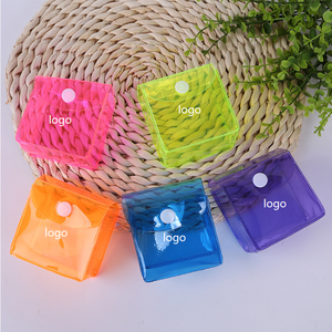 Customized PVC Transparent <b>Small</b> Three Dimensional <b>Blind</b> Box Storage Snap Bag - Product Image 1