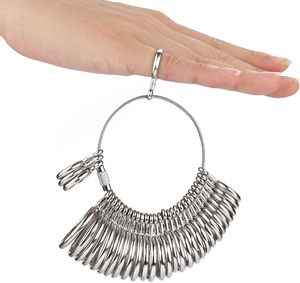 4 पीसी बनाने वाले गहने के लिए 4 आकार धातु की अंगूठी मैंड्रेल रिंग सिजर गेज के लिए 4 पीसी बनाने के लिए - Product Image 3