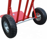 250 KG Capacidad de acero Push Hand Truck Personalizable OEM Cargo Trolley con estructura de plataforma