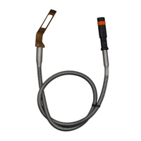 Capteur de température NTC de type patch avec protection par soufflet métallique, plaque en cuivre, IP67, pour la mesure de la température des équipements mécaniques