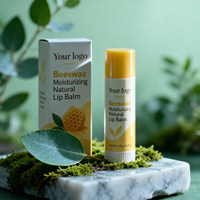 Baume à lèvres hydratant professionnel de qualité supérieure, naturel, doux, efficace, avancé, riche et quotidien, à la cire d'abeille, personnalisable OEM, pour le lancement et la promotion