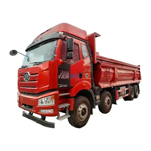 2021 faw Xe Tải Tự đổ nặng DIESEL truyền tay 8x4 bánh lái tay lái trái Euro 5 tiêu chuẩn khí thải Xe Tải không sử dụng