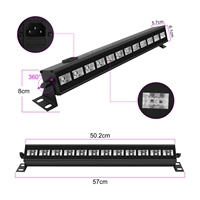 Lámpara U`King con 12 LED UV para Discotecas, KTV, DJ, Clubes Nocturnos, Efectos de Iluminación DMX512 con Control Remoto