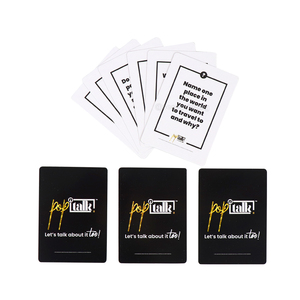 Thẻ trò chơi nhà sản xuất tùy chỉnh trở lại và phía trước đầy đủ màu sắc tùy chỉnh <span class=keywords><strong>Pop</strong></span> nói chuyện thẻ trò chơi tuck hộp - Product Image 3
