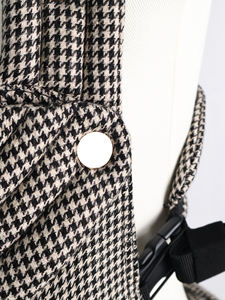 <span class=keywords><strong>Mochila</strong></span> portabebés ajustable con patrón de pata de gallo, <span class=keywords><strong>mochila</strong></span> ergonómica <span class=keywords><strong>para</strong></span> bebés y niños pequeños, envoltura <span class=keywords><strong>para</strong></span> recién nacidos, transporte delantero y trasero - Product Image 4