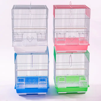 Cage à oiseaux moderne de luxe directe d'usine Cage en métal Portable pour l'élevage d'oiseaux fermeture à bouton classique pour perroquets