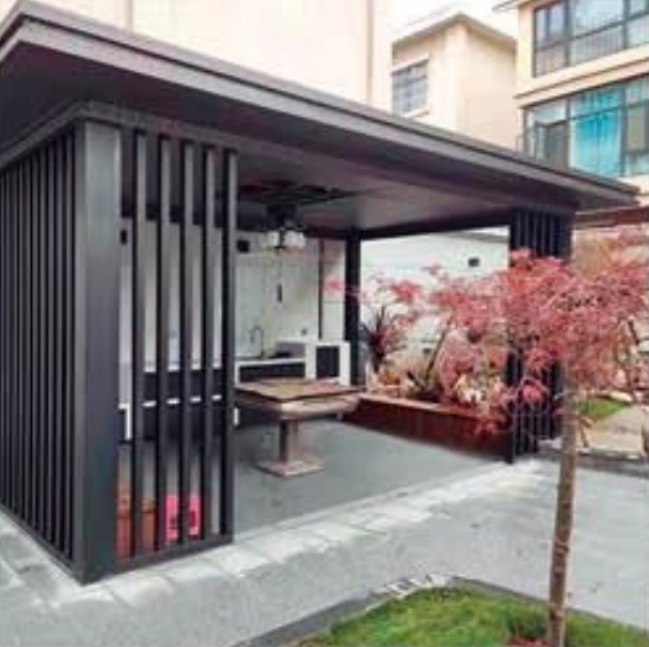 Elegant Aluminum Garden Pavilion Gazebo with